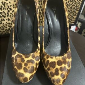 INC International Concepts Leopard Print Heels